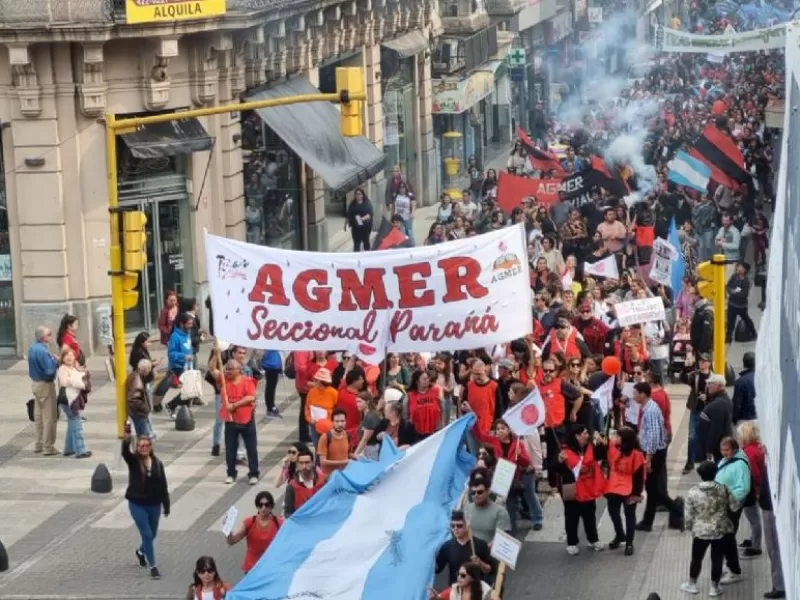 Agmer definió que el 1 de octubre se realizará la próxima movilización provincial