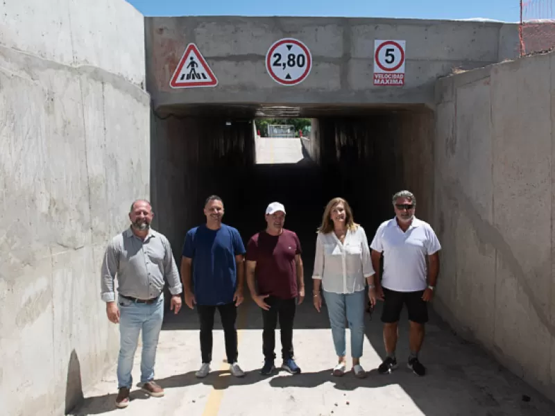 Romero destacó la obra del túnel en el Autódromo de Paraná