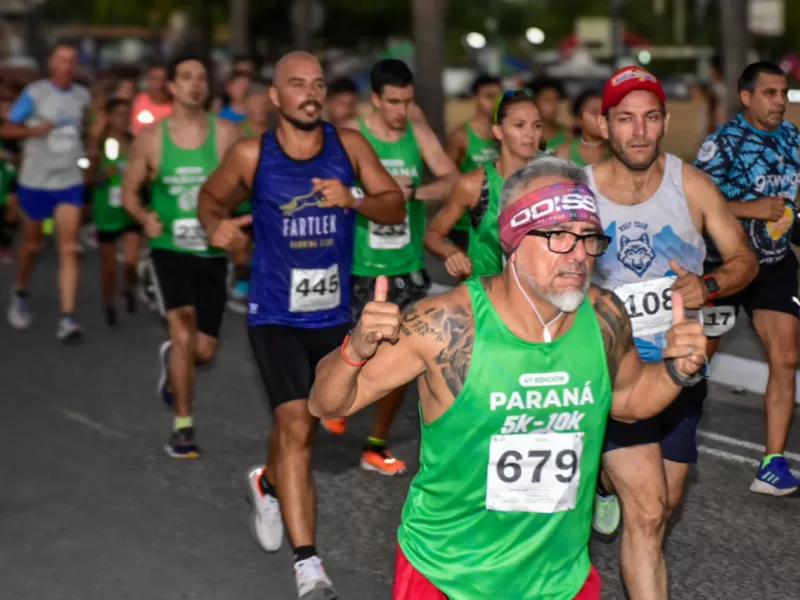 La Carrera Nocturna Ciudad de Paraná se realizará el 21 de febrero
