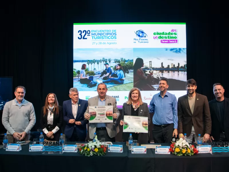 Paran&aacute; y Santa Fe son sede del 32&deg; Encuentro de Municipios Tur&iacute;sticos