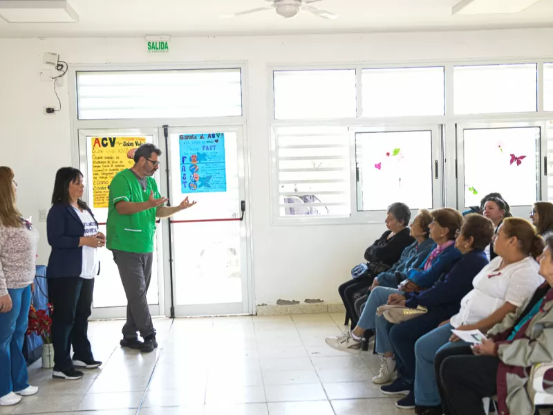 Promovieron la prevenci&oacute;n del ACV en adultos mayores de Paran&aacute;