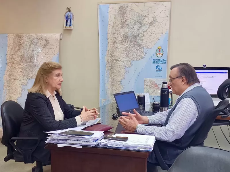 La intendenta Romero gestionó ante Vialidad Nacional la reactivación de la obra de Circunvalación