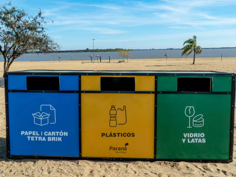 Paran&aacute; suma ecopuntos para facilitar la separaci&oacute;n de residuos en espacios p&uacute;blicos