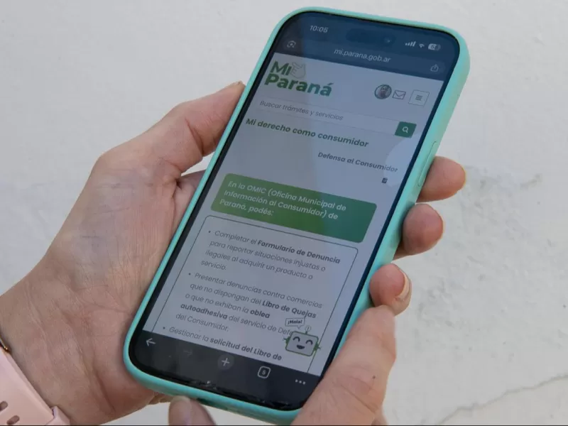 La Municipalidad habilit&oacute; denuncias de Defensa del Consumidor a trav&eacute;s de Mi Paran&aacute;