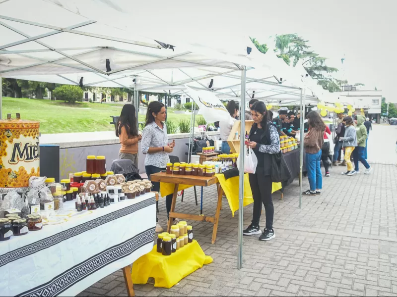 Realizaron una feria para promover el consumo de miel en la ciudad