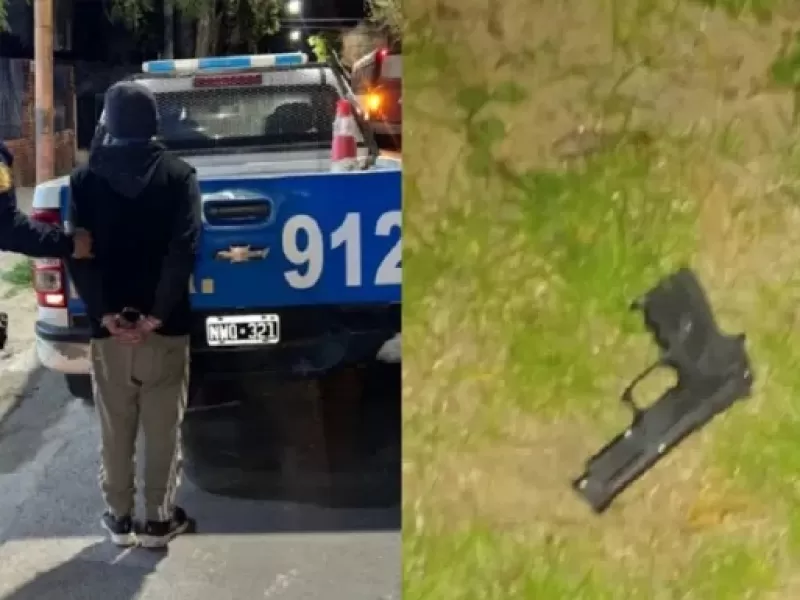 Detienen a un delincuente que salió a robar con una pistola de juguete en el barrio Corrales