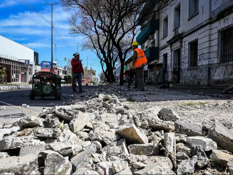 La Municipalidad avanza en la obra de reconfiguraci&oacute;n de 25 de Mayo