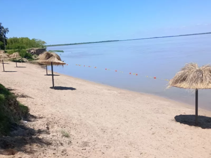 La Municipalidad habilitó el balneario de Bajada Grande