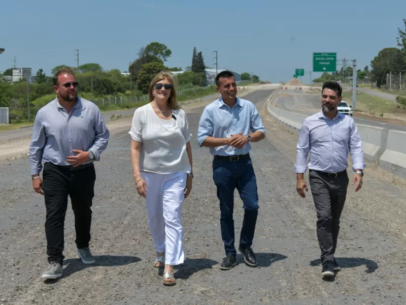 La Municipalidad de Paraná reactiva la obra de la Ruta 12 y mejora el acceso al Parque Industrial