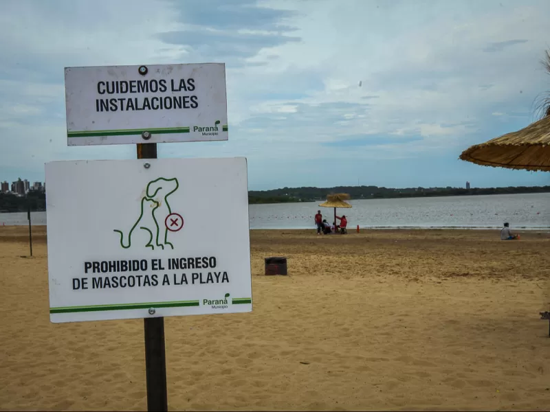 Por razones de seguridad, se restringe el ingreso de mascotas al balneario Thompson
