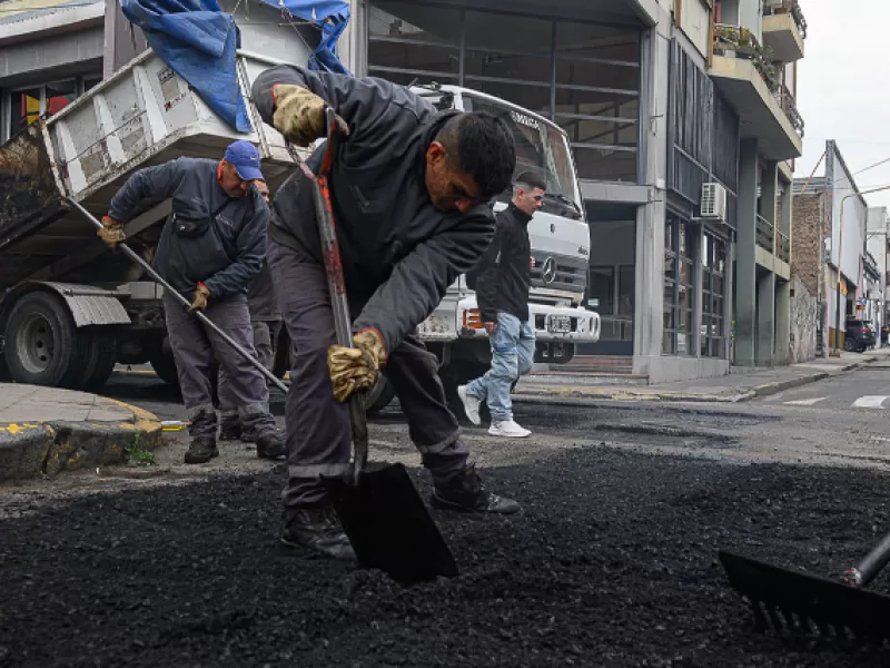 La Municipalidad realizará trabajos de bacheo en la zona céntrica