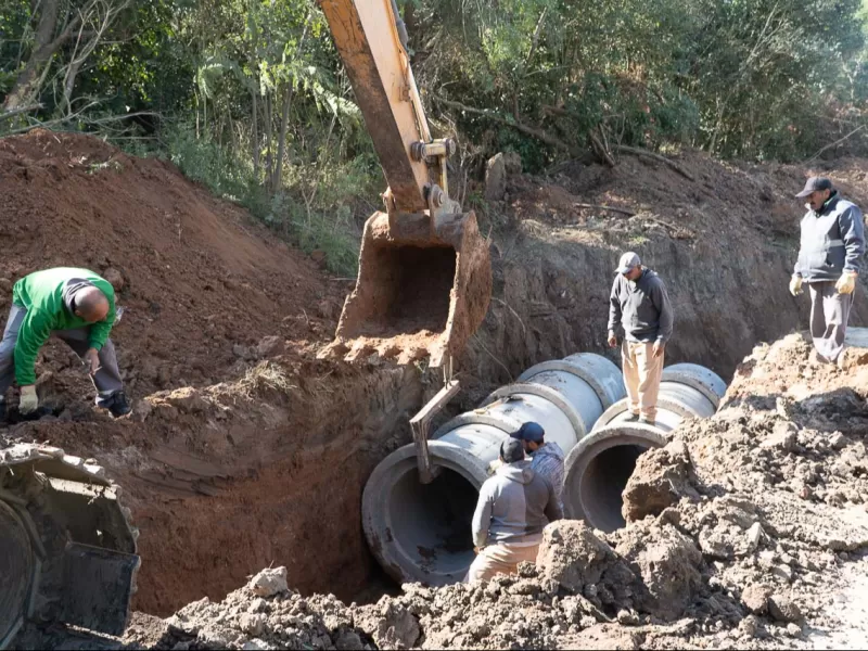 La Municipalidad ejecuta obras de drenaje ante posibles contingencias clim&aacute;ticas
