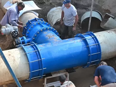 Finalizaron las tareas en la planta Echeverría y comienza paulatinamente a normalizarse el servicio