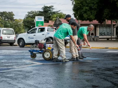 Avanza la obra de reordenamiento de la ciclov&iacute;a en la Costanera