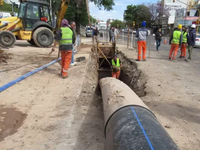 Última etapa de la obra para mejorar el servicio de agua potable a la zona Oeste