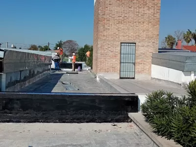 Concluyeron los trabajos pluviales en la Escuela Secundaria 54