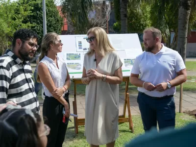 La Municipalidad moderniza la Plaza de los Olivos del barrio San Agust&iacute;n