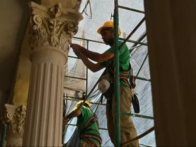 La Municipalidad recupera el Palacio con personal estatal formado en t&eacute;cnicas de restauraci&oacute;n