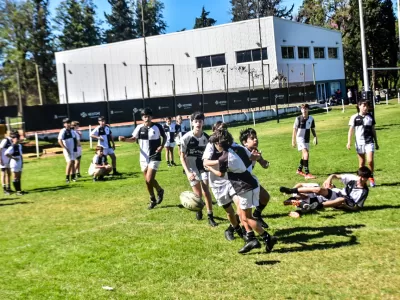 La ciudad vivió la fiesta del Rugby infantil